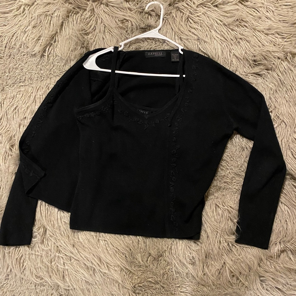 Express Camisole & Cardigan